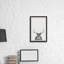 Grey Deer - Single Picture Frame Painting-138480824