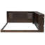 Queen Size Wood Daybed with Storage, LED Lighting & USB Charging Station, Brown-83733777