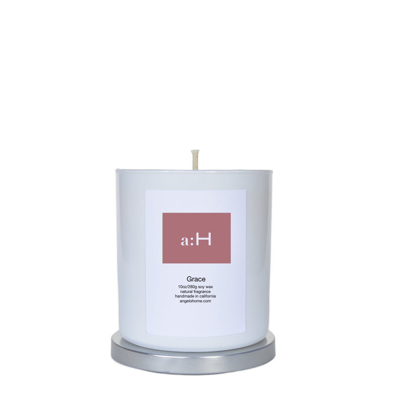 Bougie parfumée A: H Grace avec porte-verre, 1