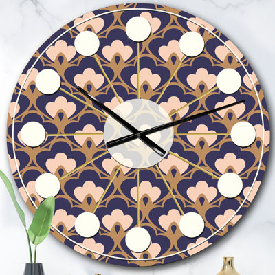Horloge murale rétro Mid-Century