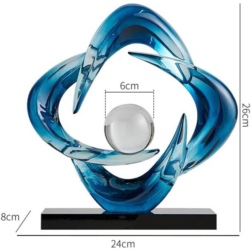 Abstract Art Sculpture, Blue