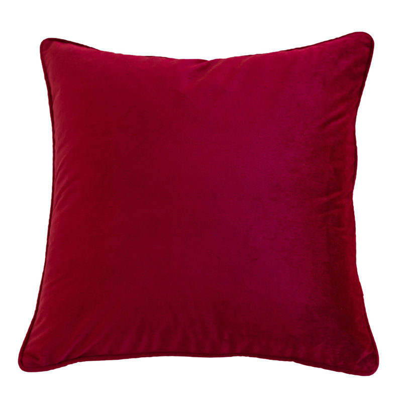  Square Pillow Cover & Insert, Red