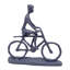 Alaya BICYCLE MAN Iron Figurine 19cm-92166297