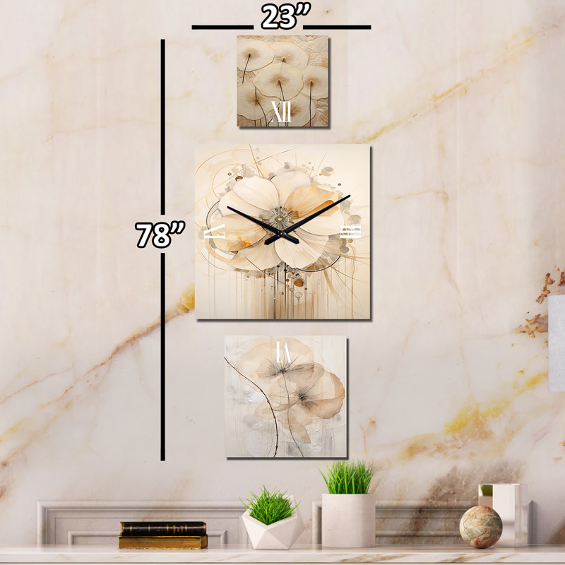 Grande horloge murale traditionnelle Nita - Morning Glory