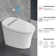 One Piece Unplugged Tankless Auto Flush Toilet, Battery-Operated (Batteries not included)