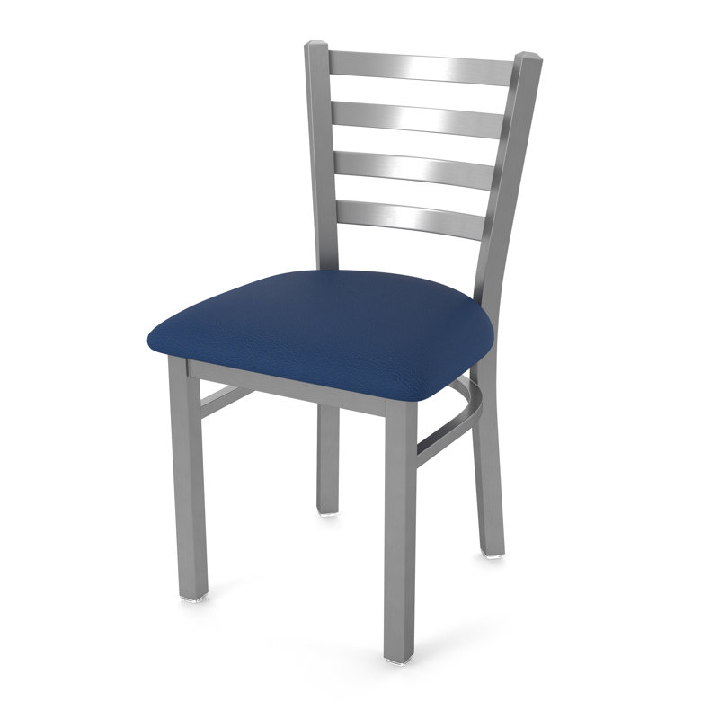 Chaise stationnaire Jackie, Vinyle - brise saphir