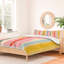Ensemble de housse de couette à rayures crème et rosé Little Arrow Design Co_3-113198964-113198969-113198956