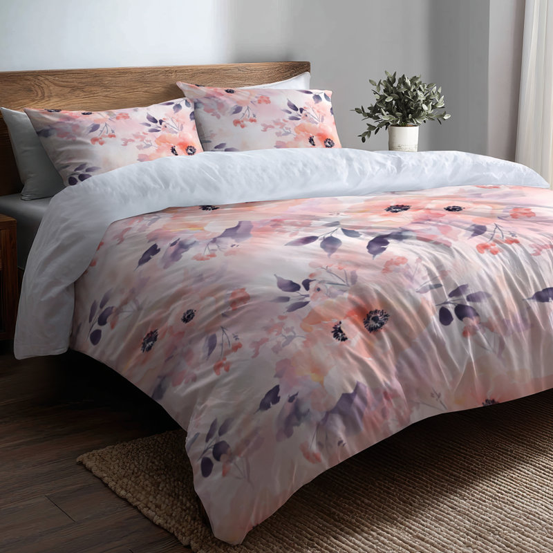 Ensemble d'édredon botanique pour filles For 6, King Comforter + 5 Additional Pieces