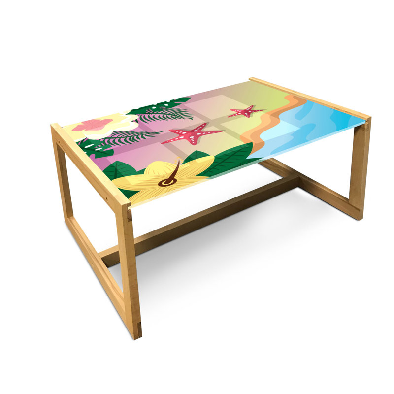 Jaderius Sled Coffee Table, 90cm H x 62cm W x 40cm D