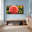 Rose, art floral sur toile tendue, ensemble de 1-319081630