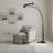 Satin Black Five-Light Floor Lamp