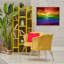 "Rainbow Sunset Beach", art mural encadré par Maggie Olsen-2091074322-2091074323