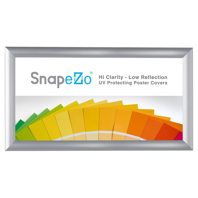 Cadre photo en métal Sleek Series, Argent, L 11 po x H 14 po