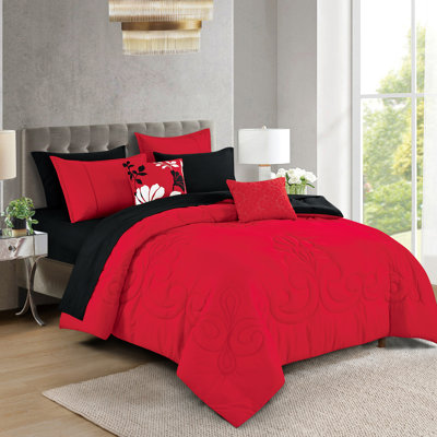 Yordana Luxury 9-Piece Complete Bed-In-A-Bag Set