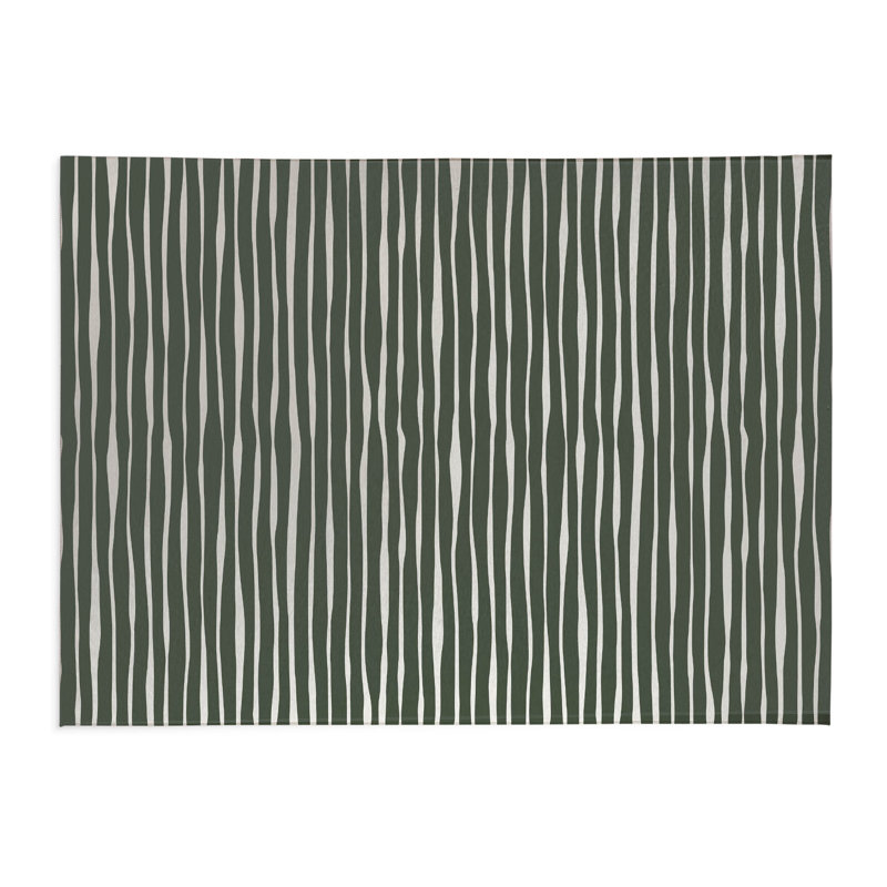 Tapis de cuisine Spine Colonne, Chimichurri, Rectangle 5 pi x 7 pi, Small Striped