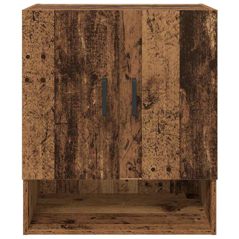 vidaXL Wall Cabinet Wall-mounted Engineered wood Cabinet Storage Bedroom, Old Wood