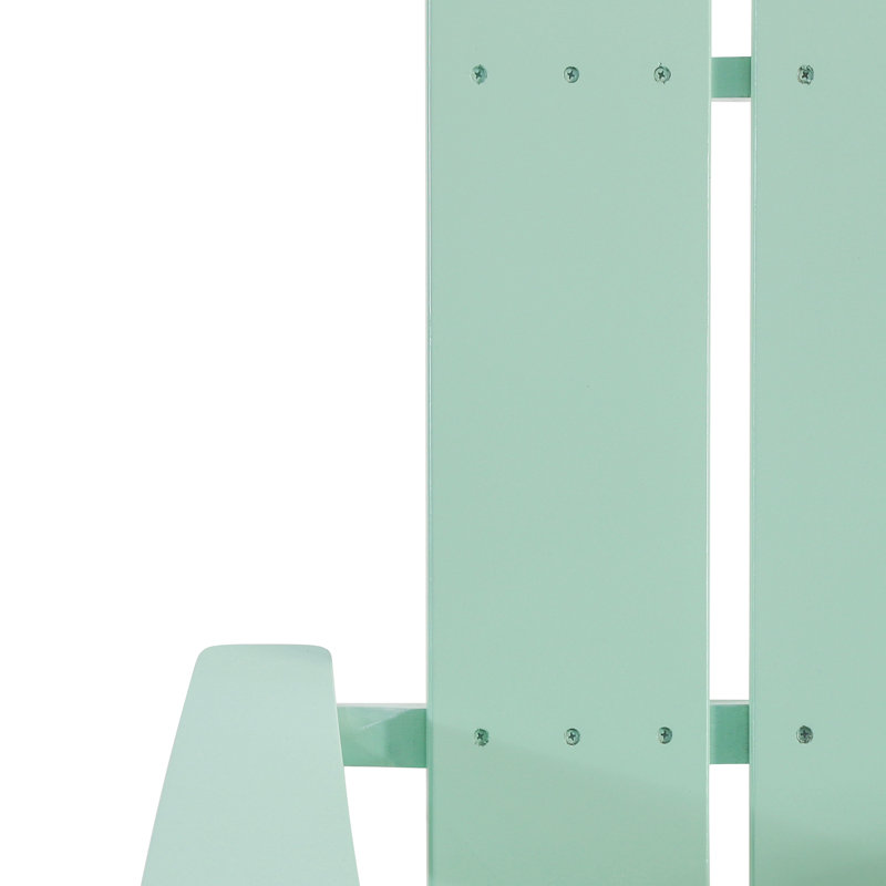 Chaise Adirondack pliable de conception rustique, Menthe
