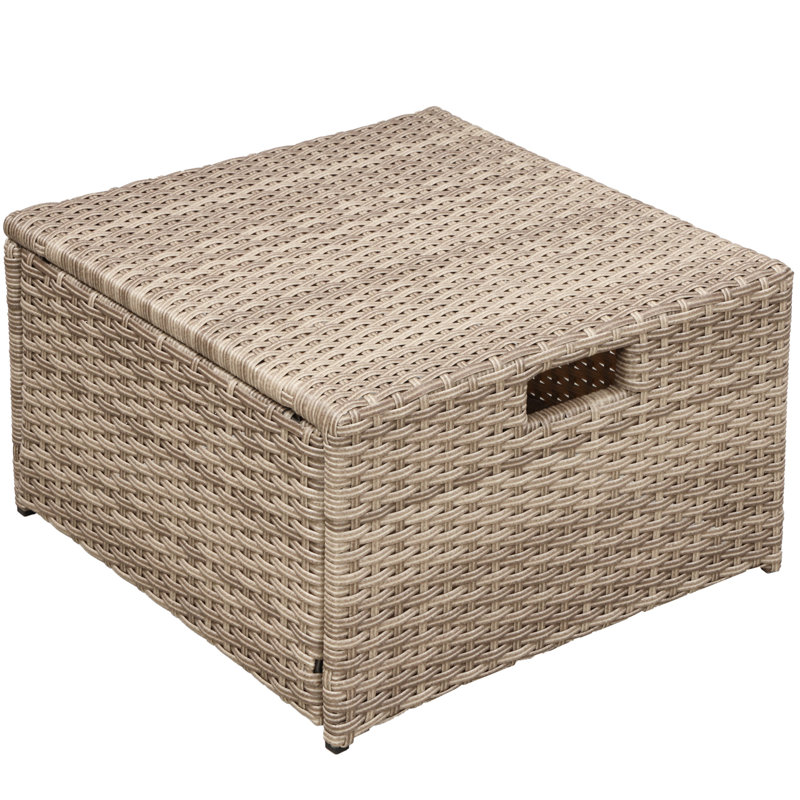Ensemble de mobilier de patio en U, Gris