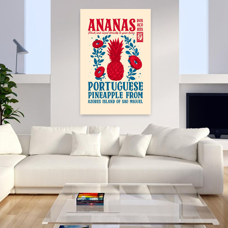 Art contemporain contemporain rétro, H 48 po x l 32 po