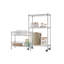 Étagère en fil d'acier NSF à 5 niveaux avec paniers et roues TRINITY EcoStorage (l 30 po x P 14 po)-87816889