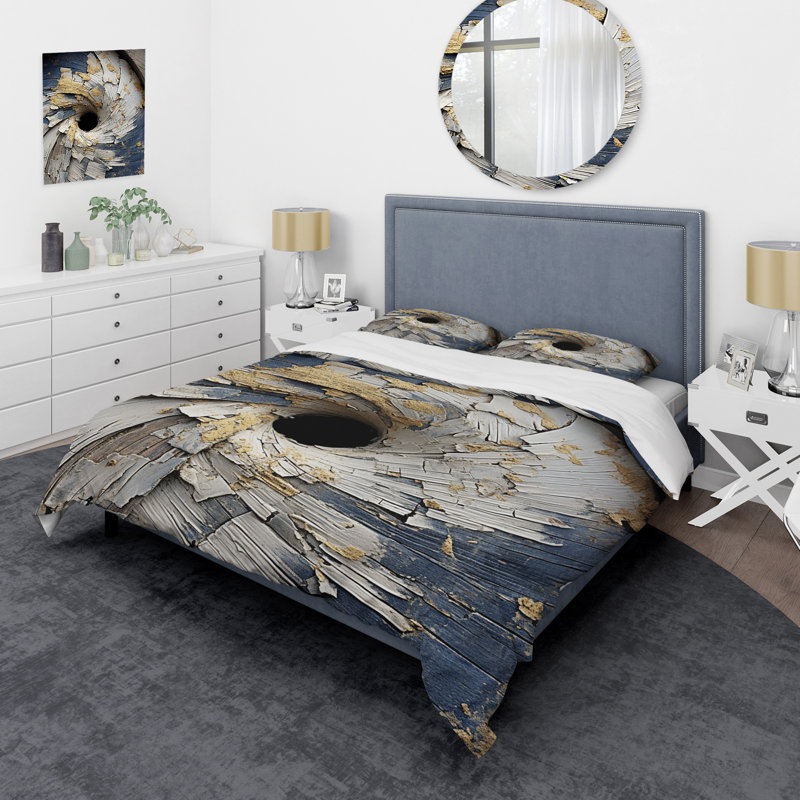 Ensemble de housse de couette Abstract Graceful Woodland Charm II - Abstract