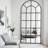 Arched Windowpane Full Length Mirror,Arch Floor Standing Wall Mirror