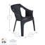 35cm H Stacking Armchair-57544615-123098762