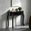 Console rétro en bois massif noir-2073331316-2073331318