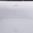 61 In. X 31.5 In. Solid Surface Slipper Freestanding Soaking Bathtub In Matte White