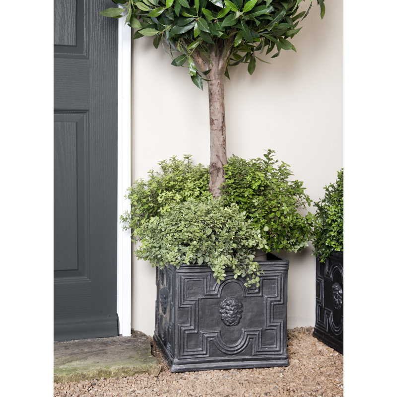 Handmade Pot Planter, Medium, Faux Lead