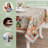 Maison d' Hermine Table Cloth Rectangle Table 100% Cotton 54 x 72 Inches Fall Tablecloth Reusable Everyday Use for Thanksgiving Christmas Decorations Dining Farmhouse Party (Recolte)-124398104