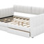 Grand lit plateforme tapissier avec port USB et tiroirs-2095317720