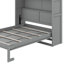 Lit escamotable double avec tablettes-1263004992