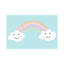 «Happy Clouds» par Anna Quach - impression d'art graphique-52533711-52533712-52533713