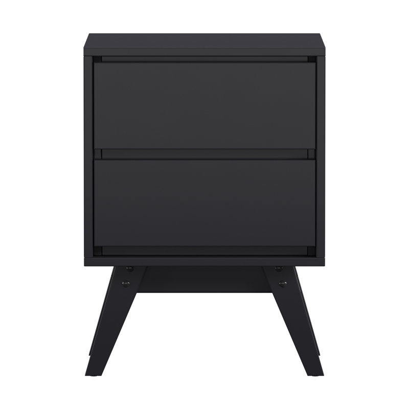 Holdsworth 18.15'' W Nightstand, Black