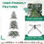 Arbre de Noël pré éclairé-544250374