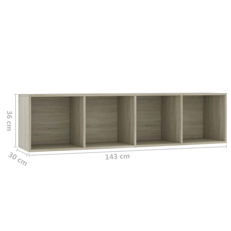 Keya Cube Bookcase, Sonoma Oak
