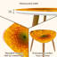 Ensemble de 2 tables basses gigognes Triangle