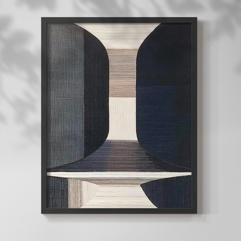 "ABSTRACT Series DCLX" par J Paul, Noir, noir, noir, noir, H 21 po x l 17 po