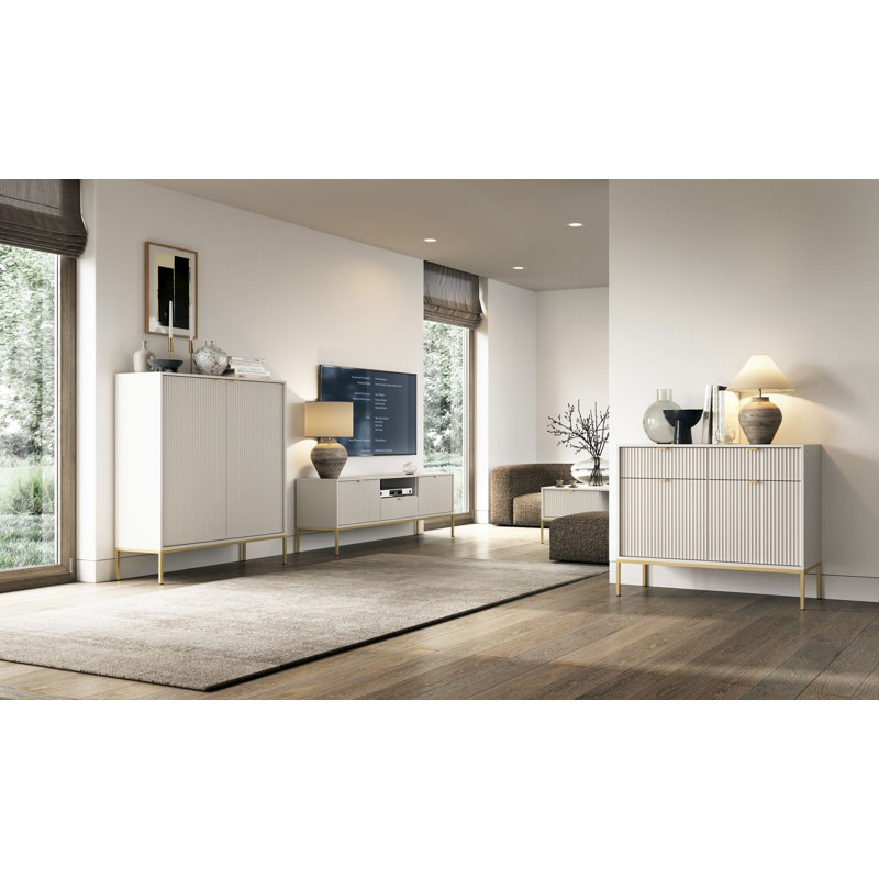 TV Osaka Sandbeige 179 cm, Taupe