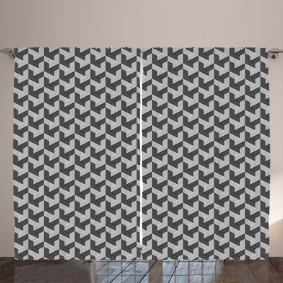 Semi Sheer Curtain Pair