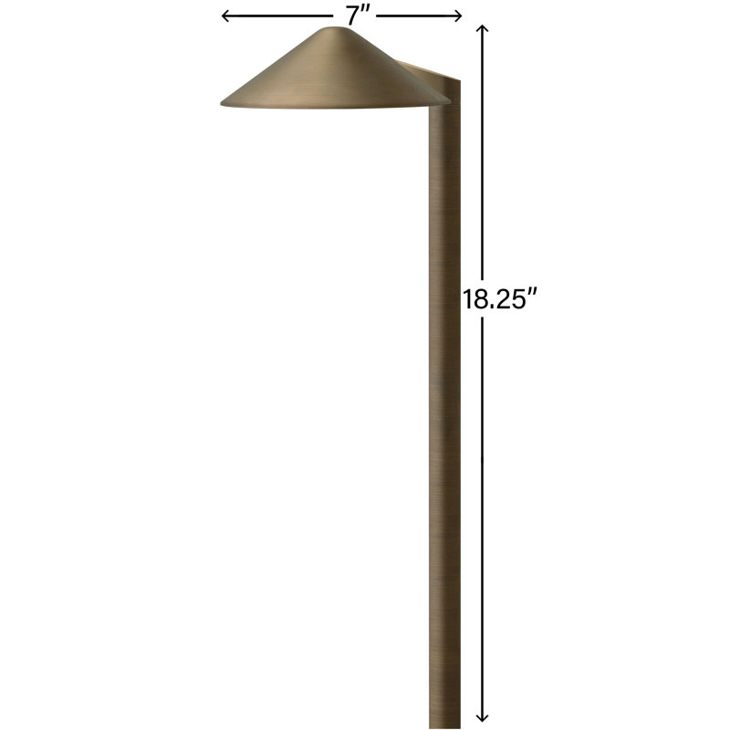 Hardy Island Brown Low Voltage Pathway Light