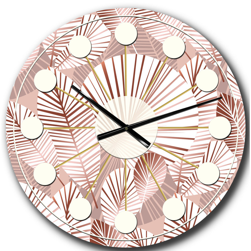 Horloge murale Golden Mid-Century IV, Grand