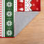 Tapis lavable à la machine Christmas Party - rouge / blanc / vert-1155095715