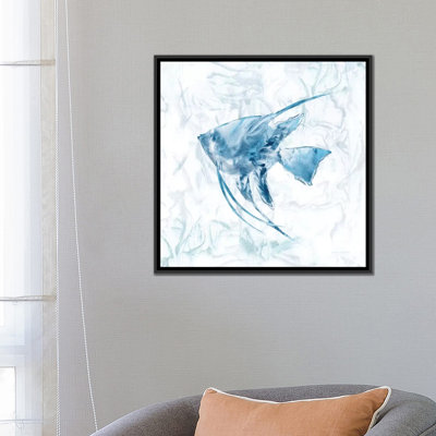 Blue Marble Tropical Fish - Graphic Art