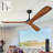 60" Ceiling Fan without Light, with Remote Control-88202014-88202019