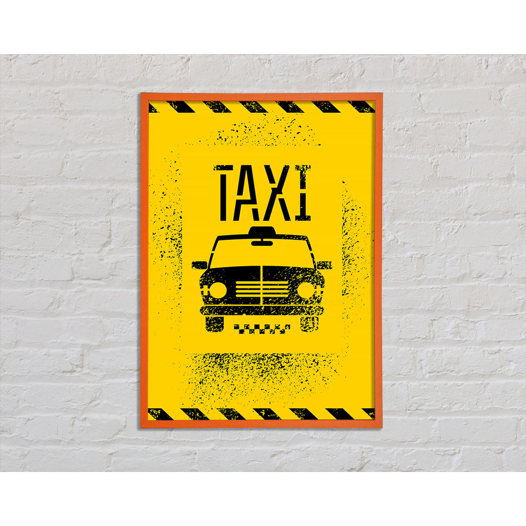 Hadden Funky NYC Taxi Cab - Einzelner Bilderrahmen Kunstdrucke