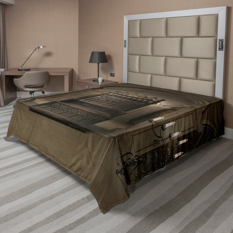 Drap Ambesonne, Drap plat pour très grand lit californien