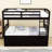 Twin-Over-Twin Wood Bunk Bed With Twin Trundle And Drawers,Ladder-398277059