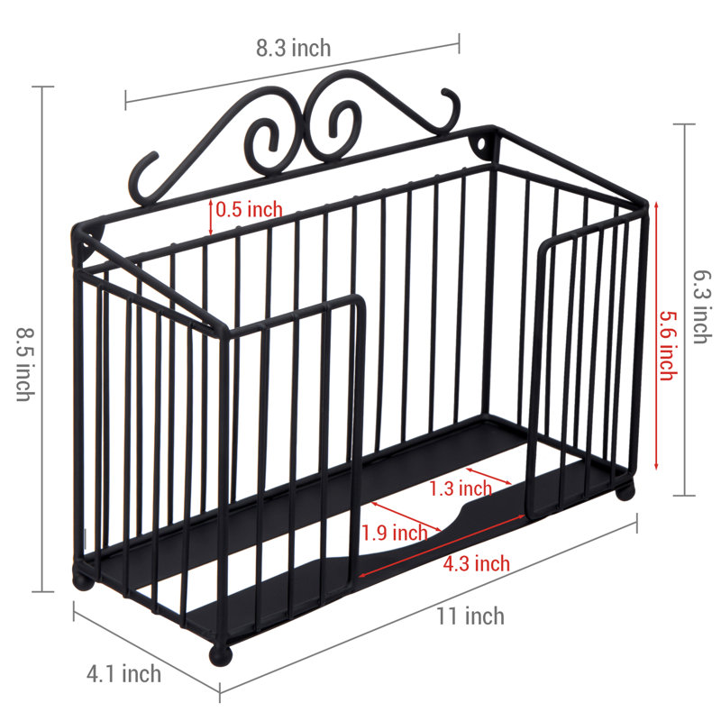 Wall Mounted/Tabletop Metal Paper Towel Holder